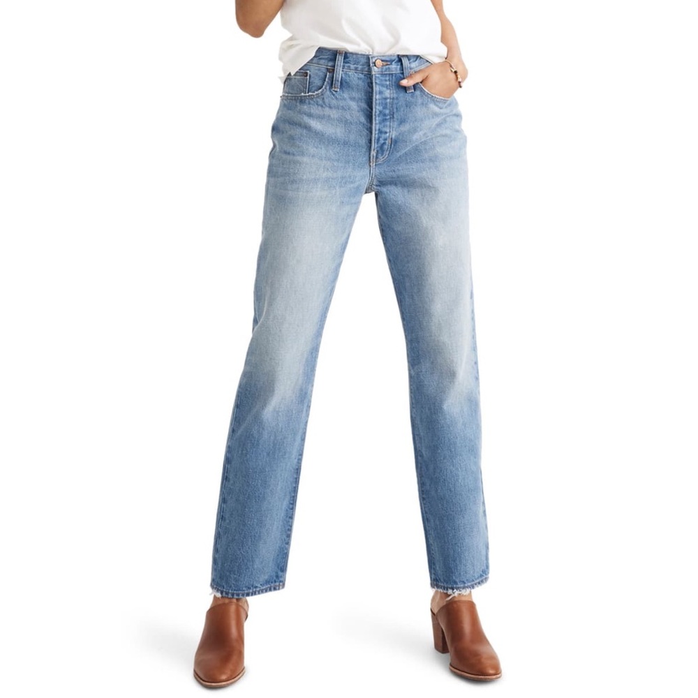 Madewell Dad Jean Light Wash Size 25 - Picture 2 of 6